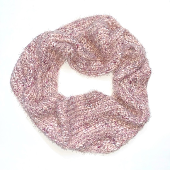A.N.A wine purple pink matching knit beanie circle infinity scarf - Picture 2 of 10